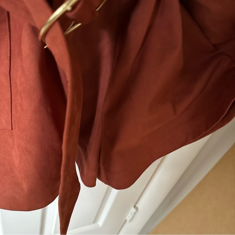 Trf Collection Suede Long Sleeve Romper - Picture 3 of 10